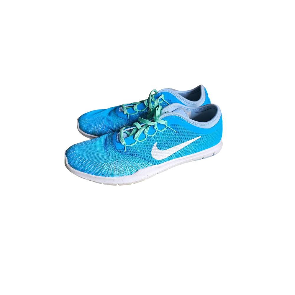 Women's‎ Blue and Aqua Nike training flex adapt running shoes size 9.5